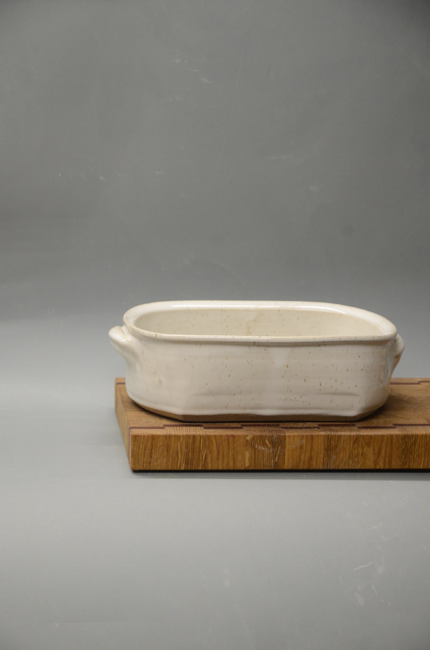 Auflaufform - blauer Kreis