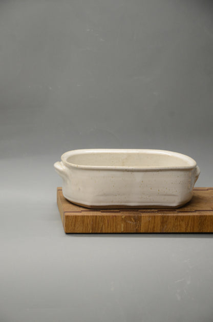 Auflaufform - blauer Kreis