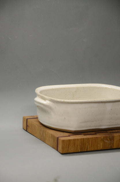 Auflaufform - blauer Kreis