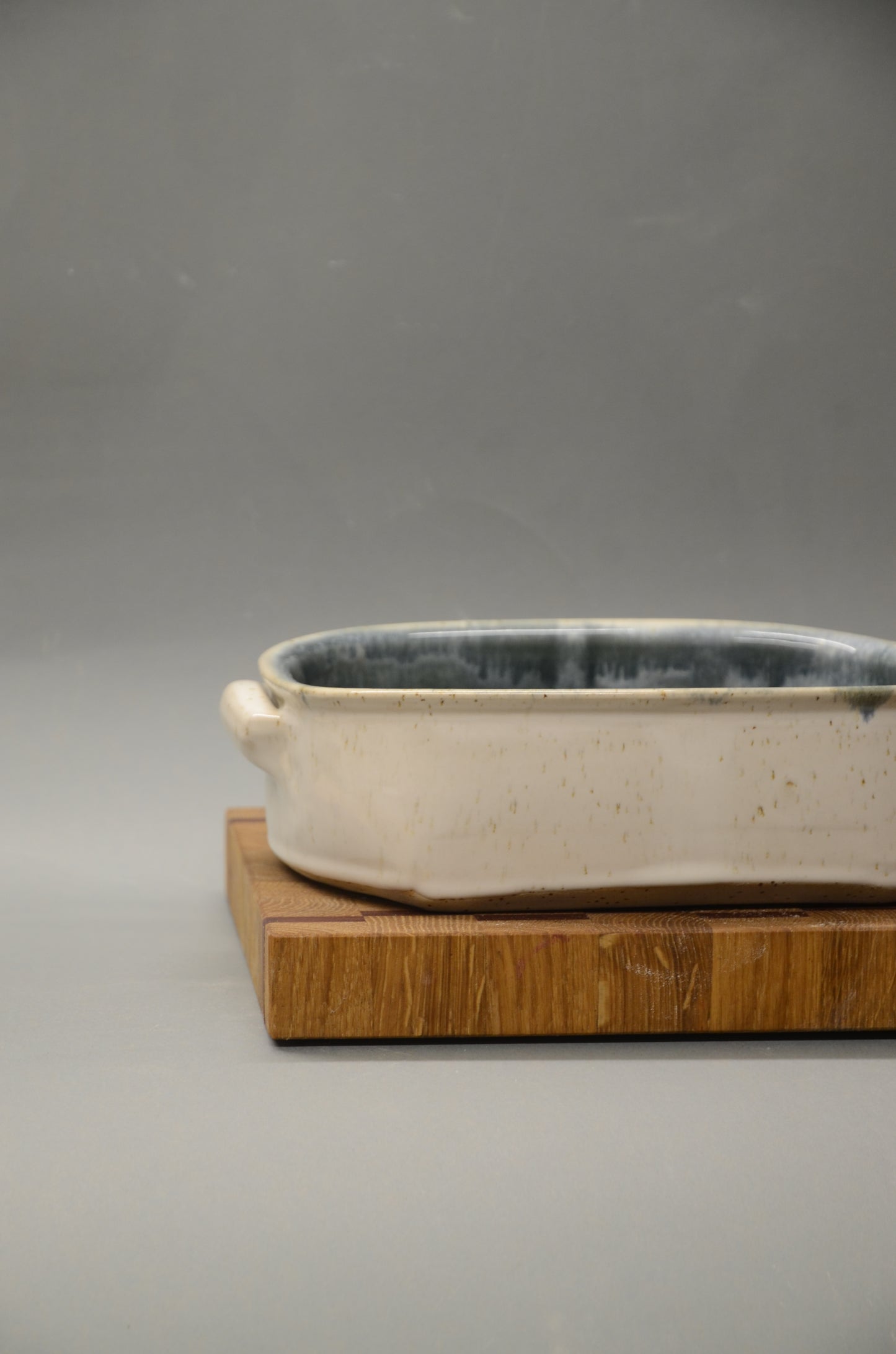 Auflaufform - blau innen