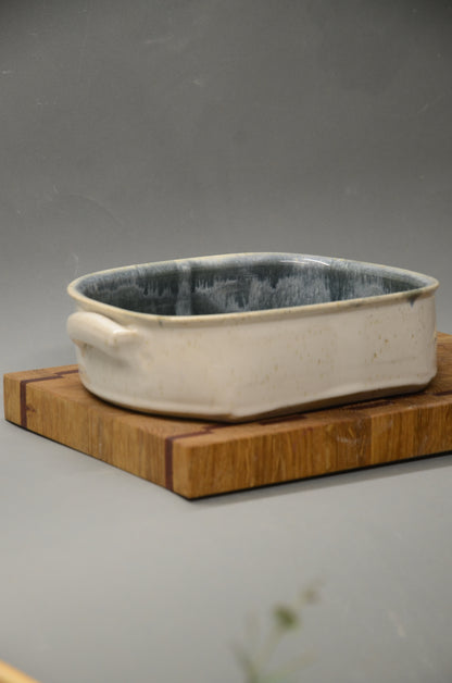 Auflaufform - blau innen