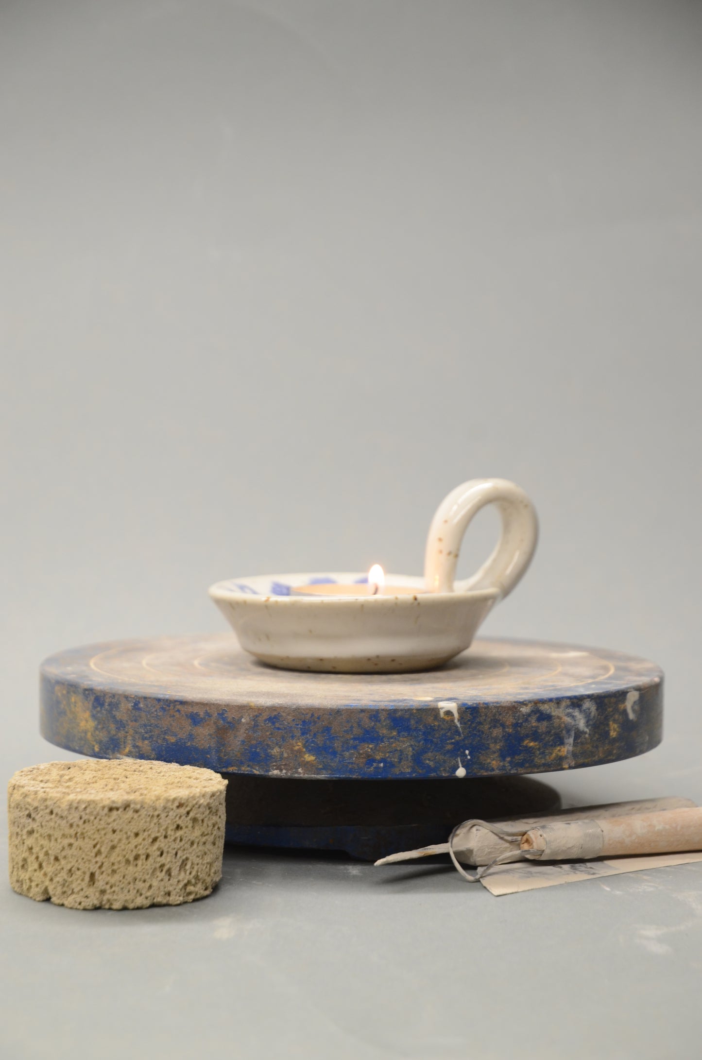 Teelichthalter mit Henkel